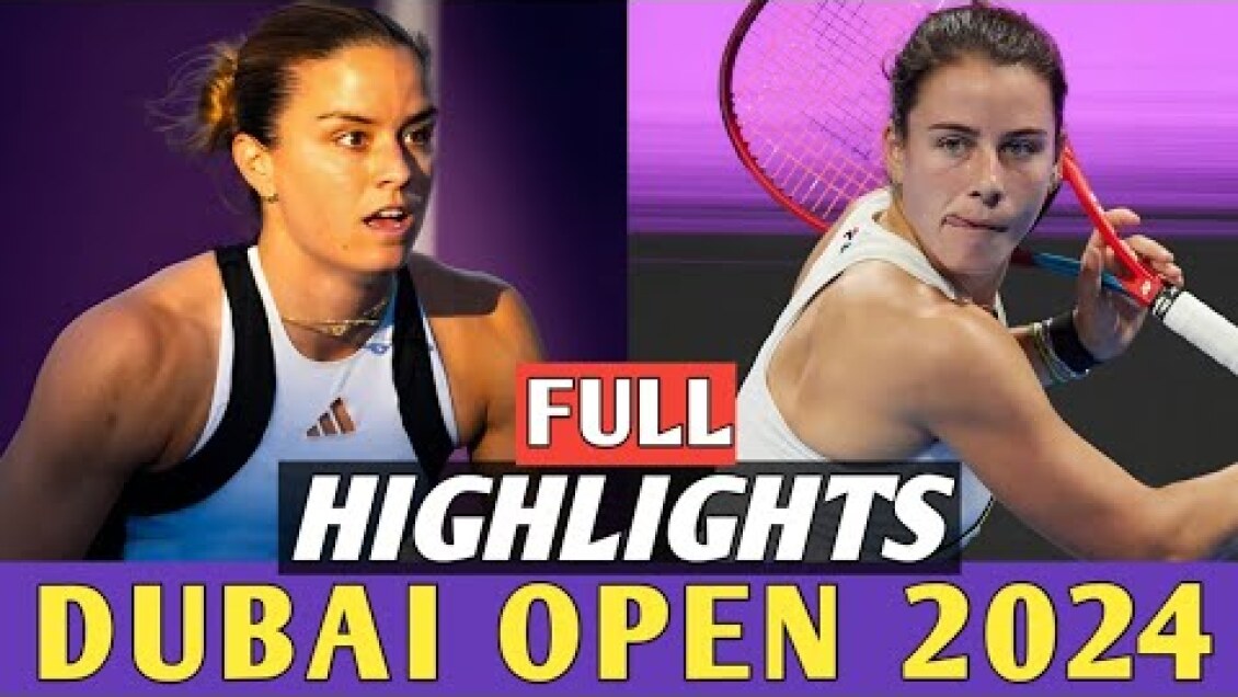 Maria Sakkari vs Emma Navarro Full Highlights - Dubai Open 2024 Tennis R2