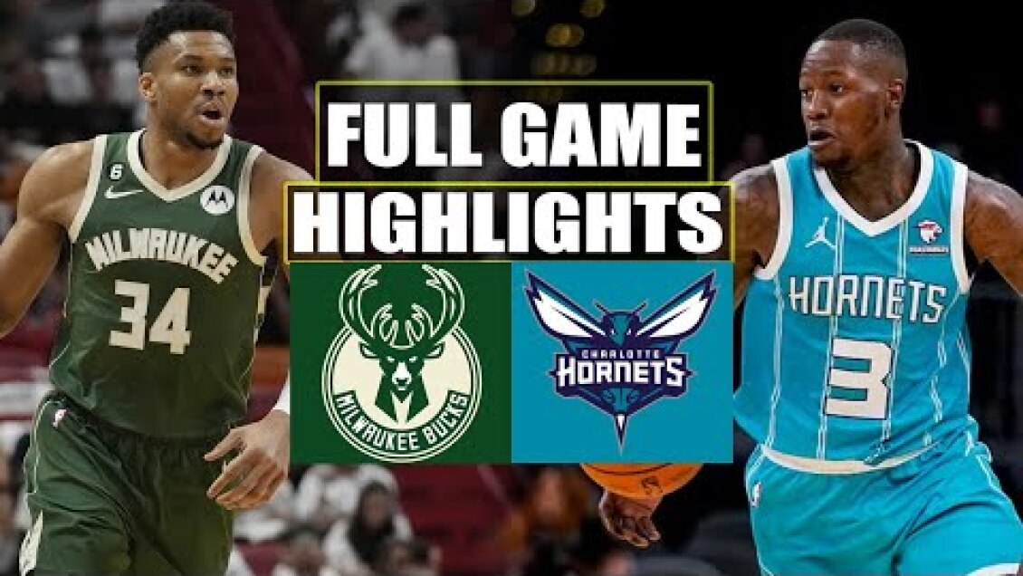 Milwaukee Bucks vs Charlotte Hornets Full Game Highlights | Feb 27 | 2024 NBA Season