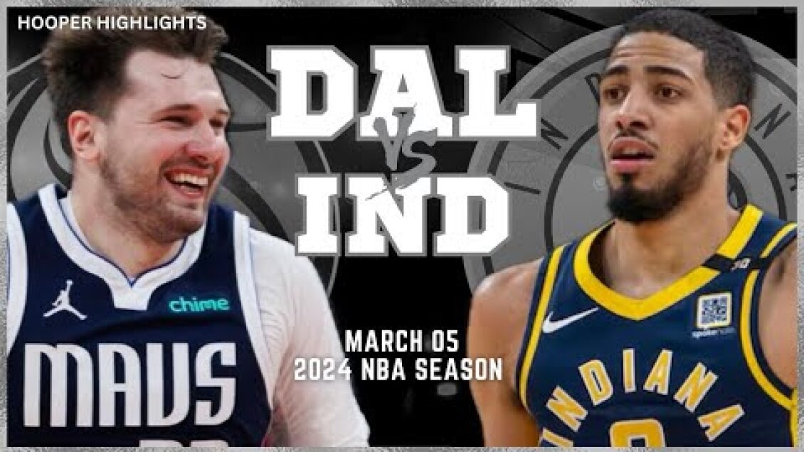 Dallas Mavericks vs Indiana Pacers Full Game Highlights | Mar 5 | 2024 NBA Season