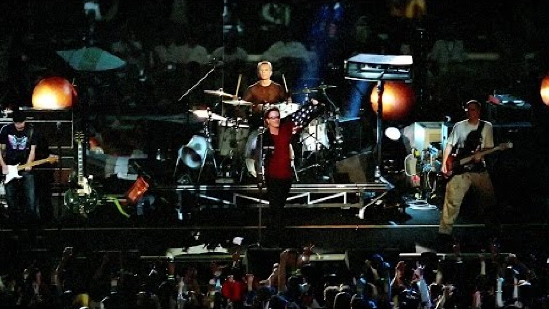 U2 Performs “Beautiful Day” & More! | Super Bowl XXXVI Halftime Show | NFL