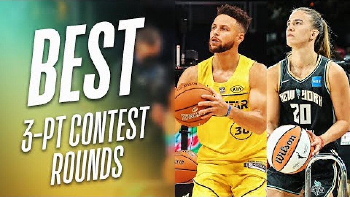 Steph Curry & Sabrina Ionescu BEST 3-Point Contest Rounds 🔥🏆