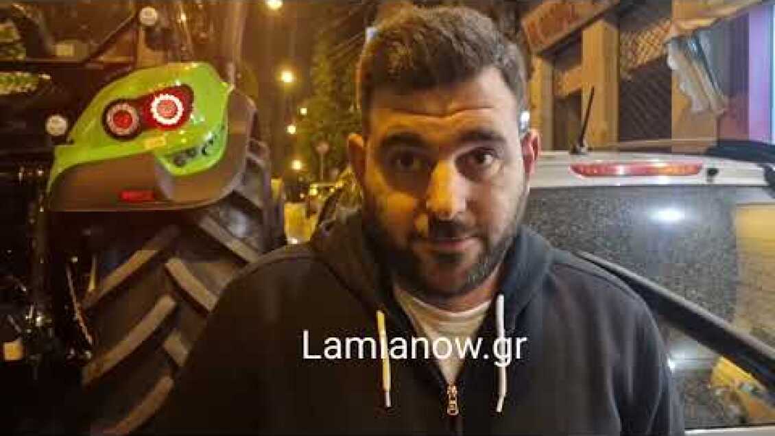Lamianow.gr : Τρελή πορεία τρακτέρ στο κέντρο της Λαμίας