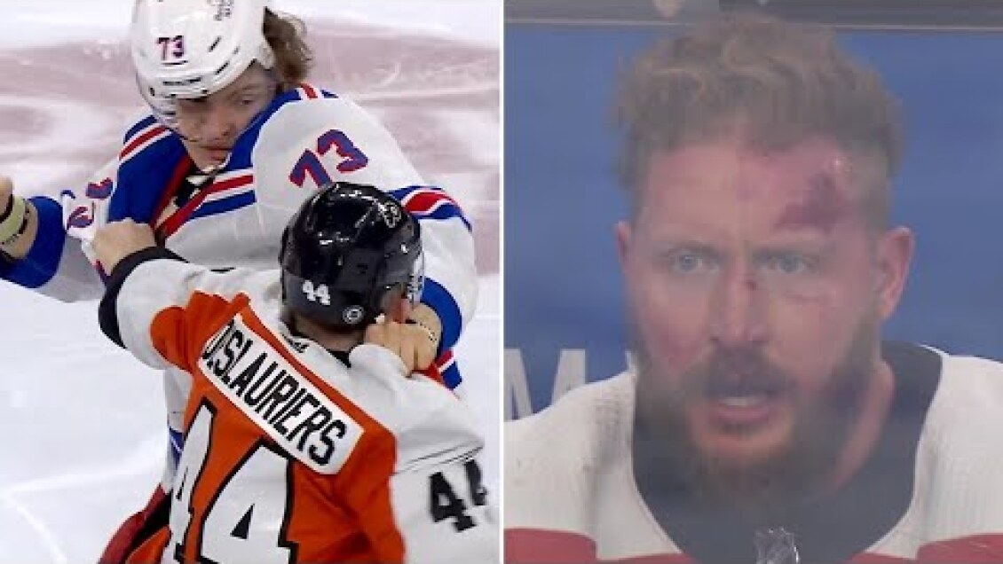 Matt Rempe & Nicolas Deslauriers Drop the Gloves in Epic Old School NHL Fight