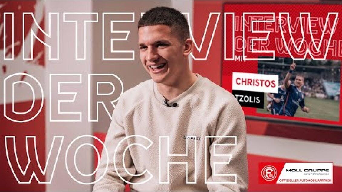INTERVIEW | Christos Tzolis im "Interview der Woche" | vor #F95FCH | Fortuna Düsseldorf