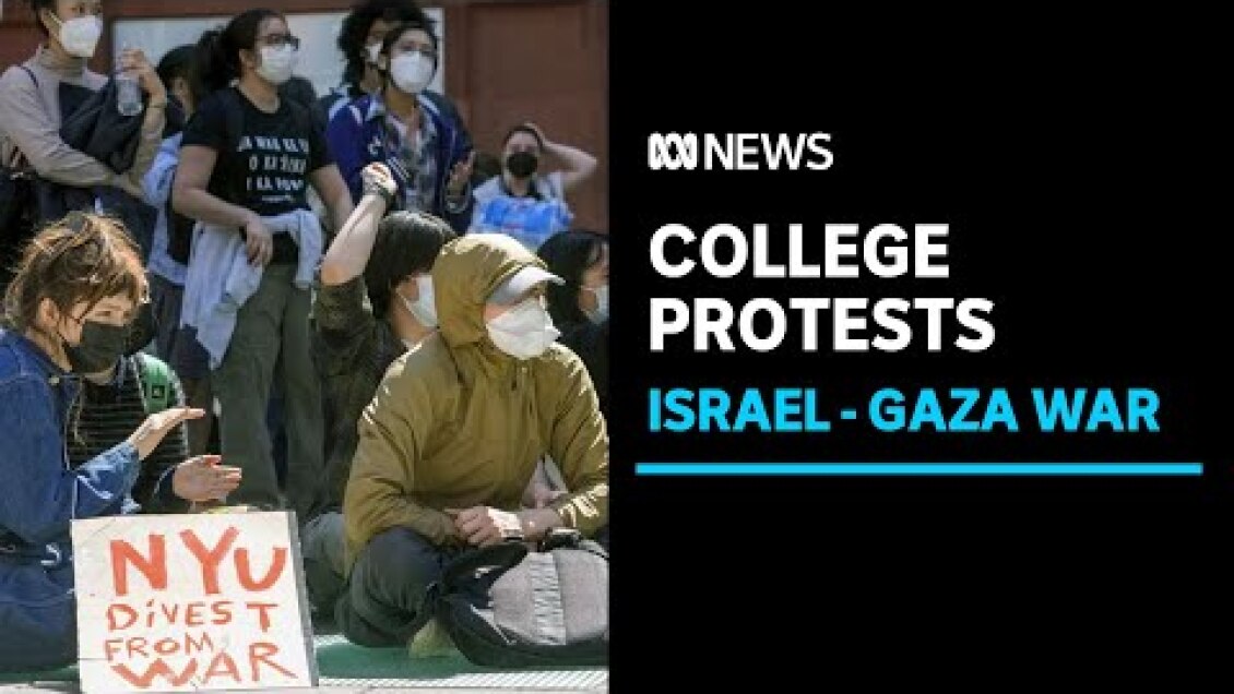 Pro-Palestine protests sweep across US colleges | ABC News