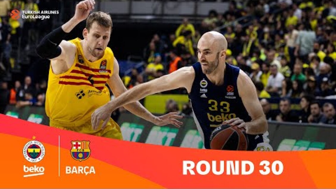 Fenerbahce Beko Istanbul-FC Barcelona | Round 30 Highlights | 2023-24 Turkish Airlines EuroLeague