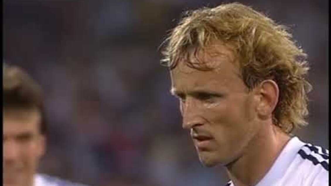 ARD Sportschau: Andreas Brehme Tor (Elfmeter, 85" Minute) vs Argentinien (WM 1990, Finale)
