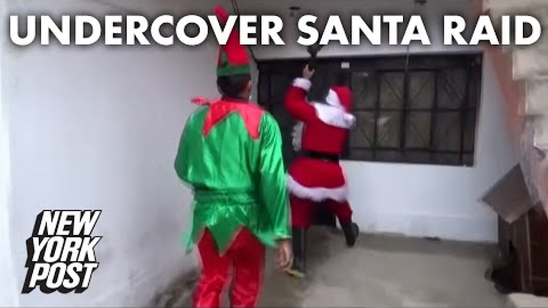 Peruvian cops dressed as Santa Claus, elf have last laugh in drug raid | New York Post
