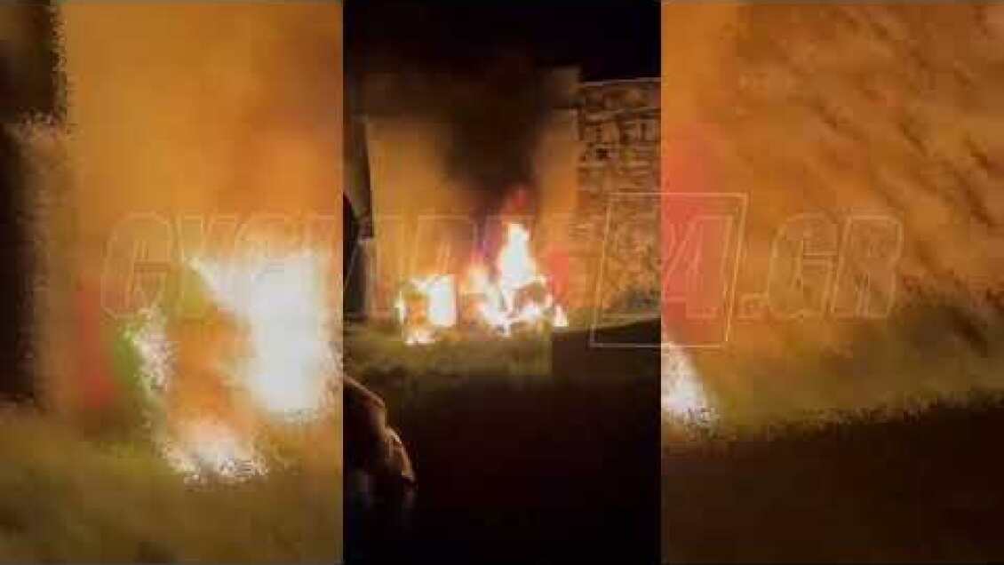 Σύρος: Συναγερμός τη νύχτα για φωτιά σε αυτοκίνητο – Κάηκε ολοσχερώς