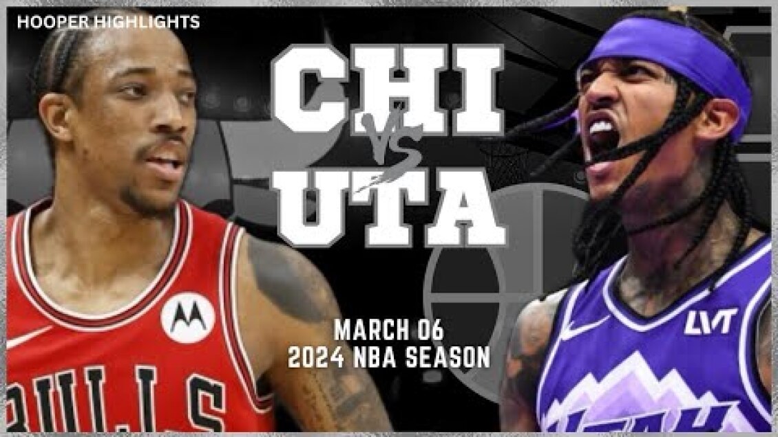 Chicago Bulls vs Utah Jazz Full Game Highlights | Mar 6 | 2024 NBA Season