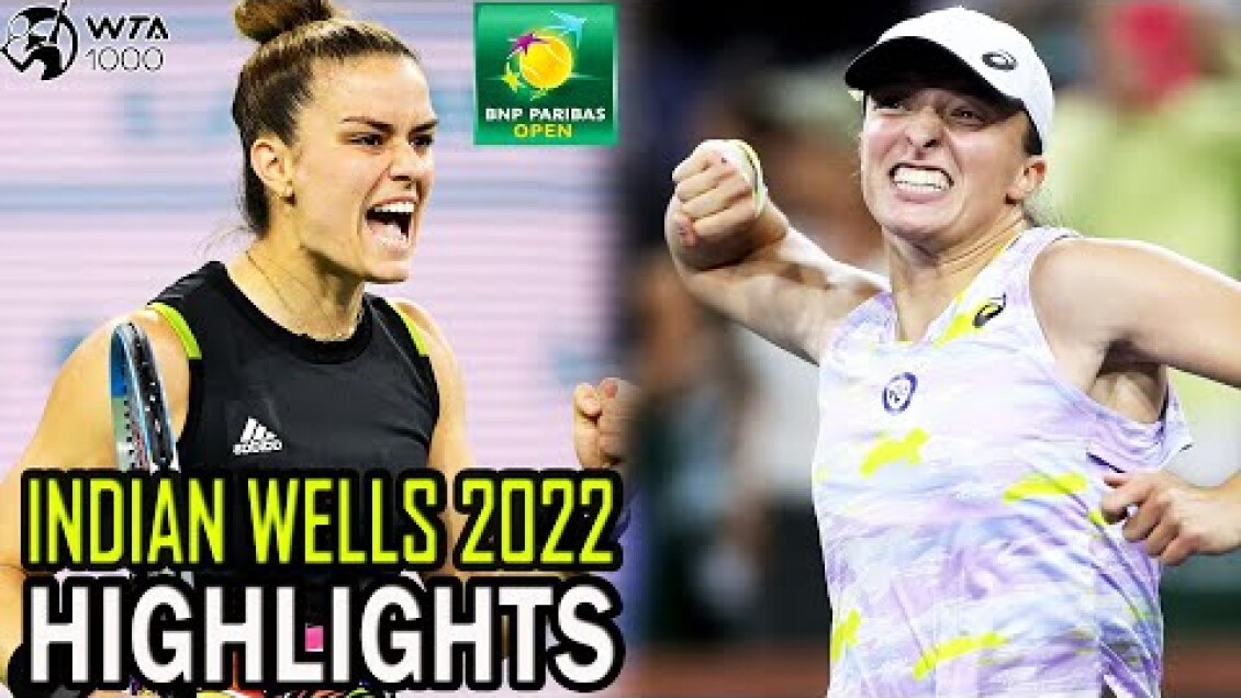 Iga Swiatek vs Maria Sakkari | Final Match Indian Wells 2022