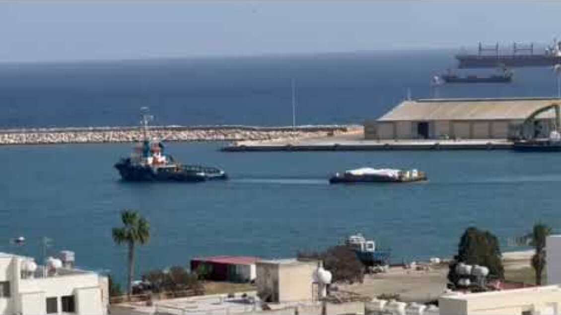 Αναχωρεί από λιμάνι Λάρνακας το ρυμουλκό Ledra Dynamic μεταφέροντας βοήθεια στη Γάζα