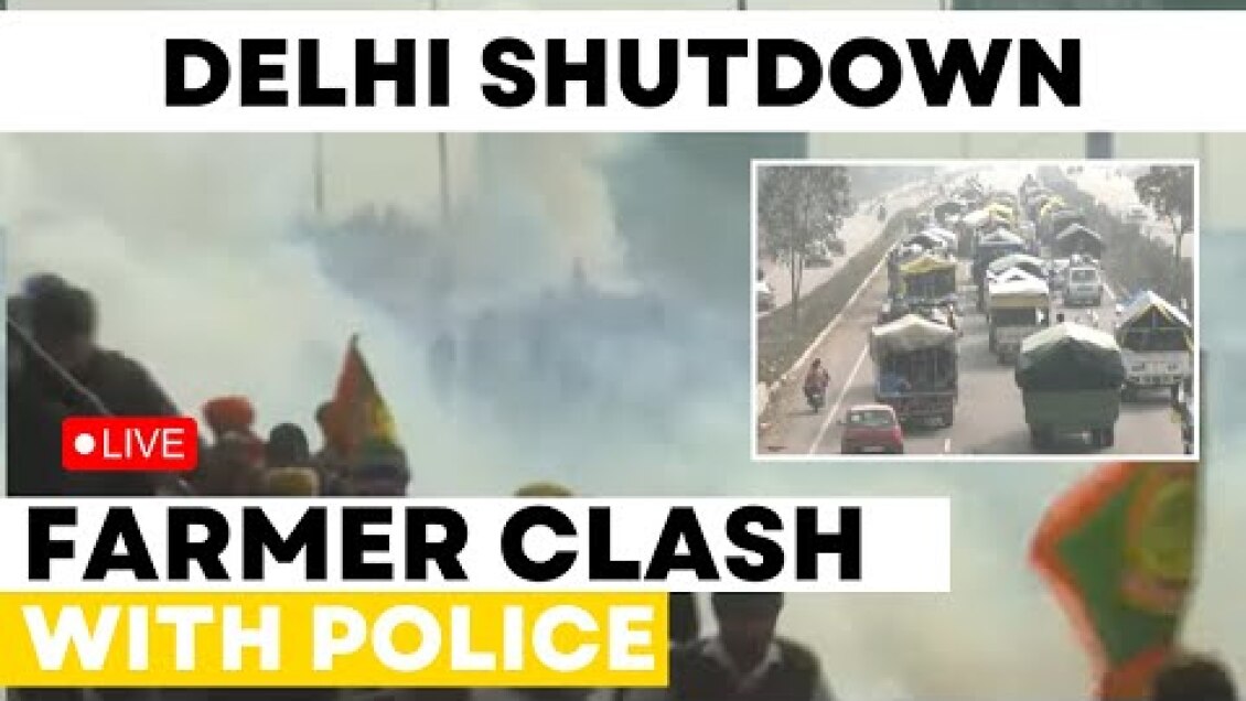 Farmer Protest Live Updates: Farmers Clash with Police as Protests Escalate | Kishan Protest