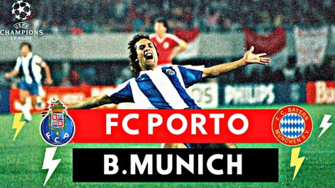 FC Porto vs Bayern Munich 2-1 All Goals & Highlights ( 1987 European Cup Final )