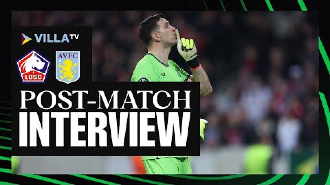 "I love this Football Club" I POST MATCH | Emi Martinez shares his thoughts on Lille win