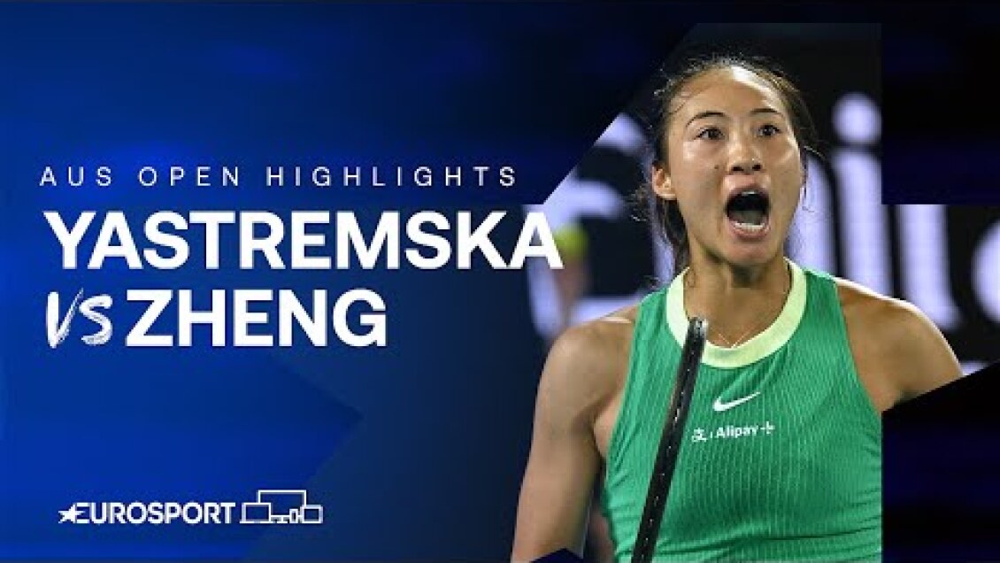 Dayana Yastremska v Qinwen Zheng | Semi-Final | Australian Open 2024 Highlights 🇦🇺