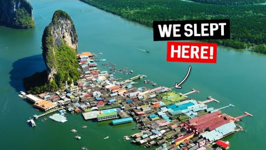 🇹🇭 This is Thailand's ONLY Floating Village (Only 2 hours from Phuket)
