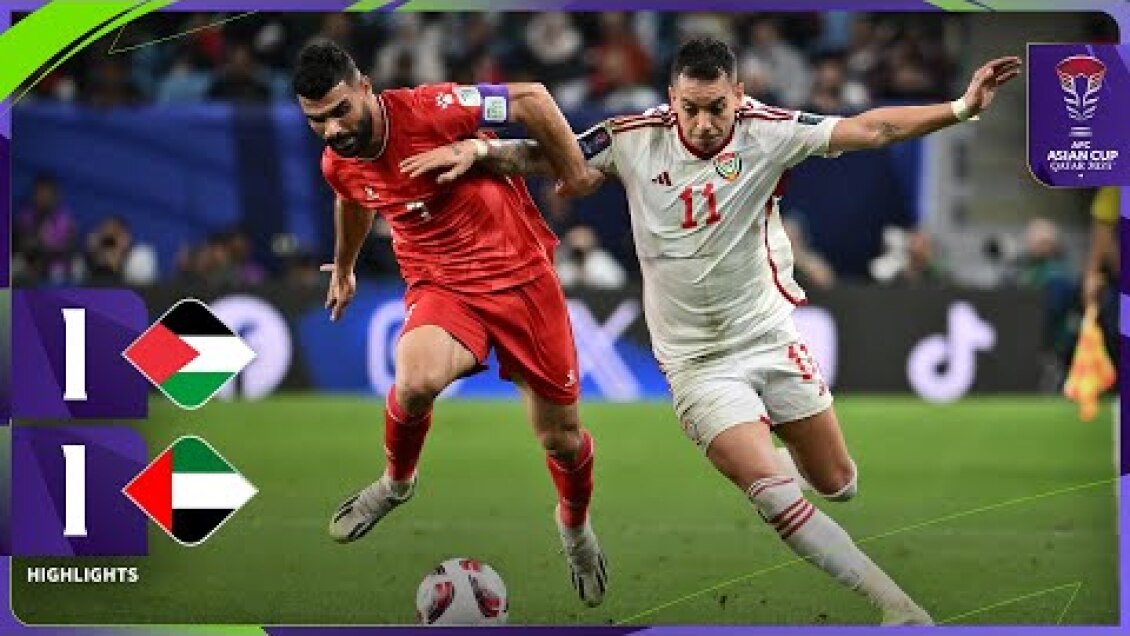 #AsianCup2023 | Group C : Palestine 1 -1 United Arab Emirates