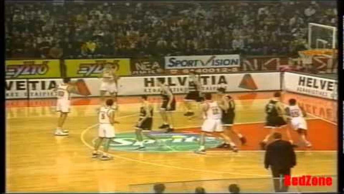 Olympiacos vs. Partizan top16 1997 | redbasketzone.blogspot.com