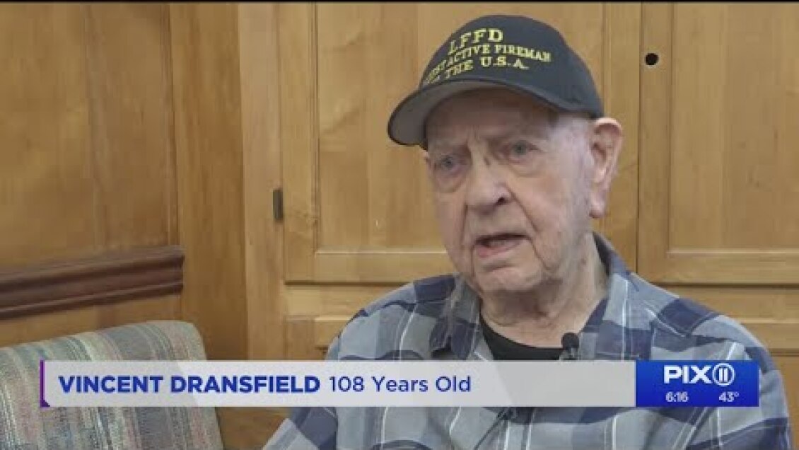 Man, 108, is oldest firefighter at NJ fire department