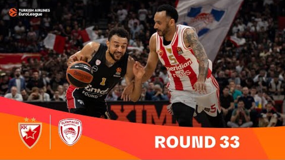 Zvezda-Olympiacos | Exciting HIGHLIGHTS | 2023-24 Turkish Airlines EuroLeague