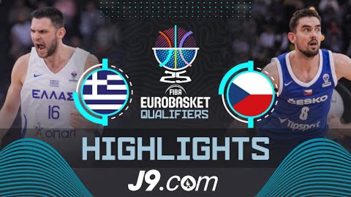 Greece 🇬🇷 vs Czechia 🇨🇿 | J9 Highlights | FIBA EuroBasket 2025 Qualifiers