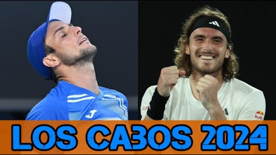 Stefanos Tsitsipas vs Aleksandar Vukic .. Full Match Highlights .. R2 .. Los Cabos 2024