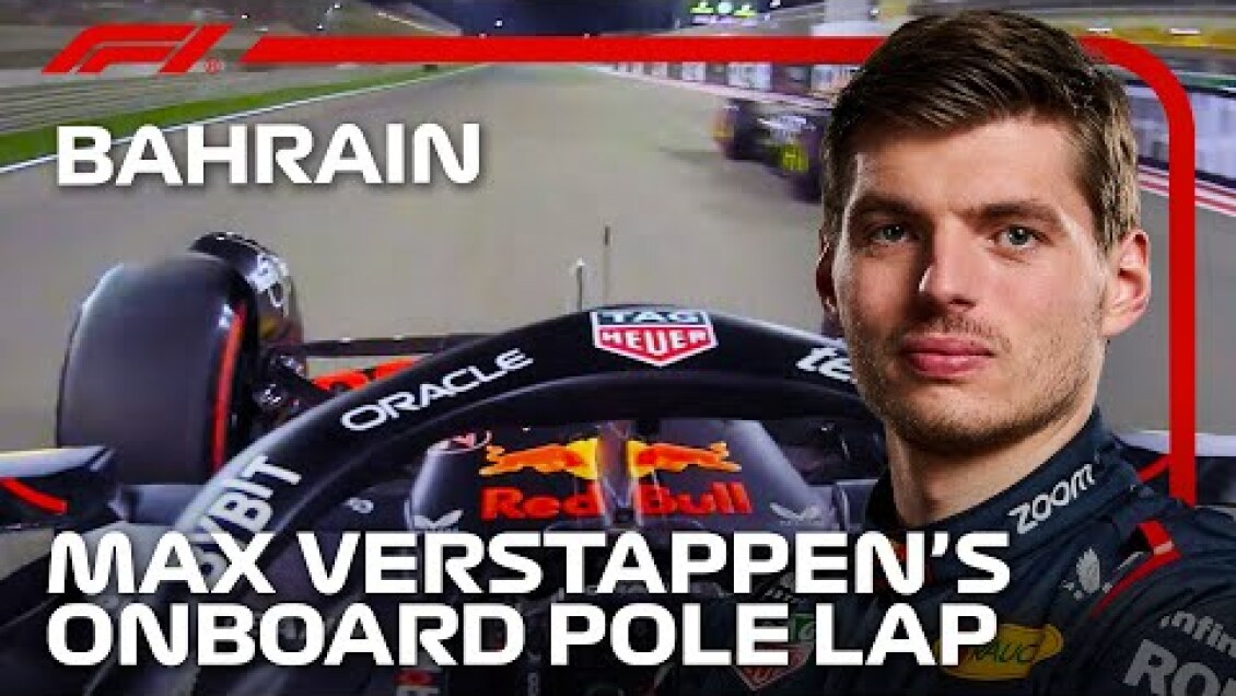Max Verstappen's Pole Lap | 2024 Bahrain Grand Prix | Pirelli