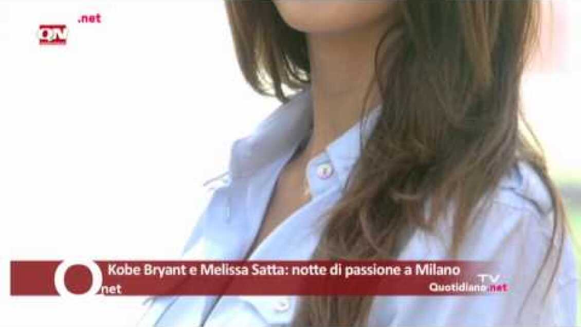 Kobe Bryant e Melissa Satta: notte di passione a Milano