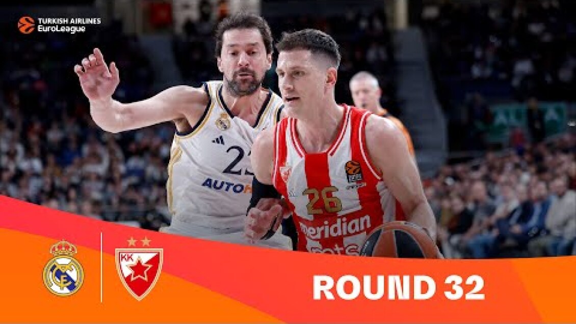Real-Zvezda | Round 32 Highlights | 2023-24 Turkish Airlines EuroLeague