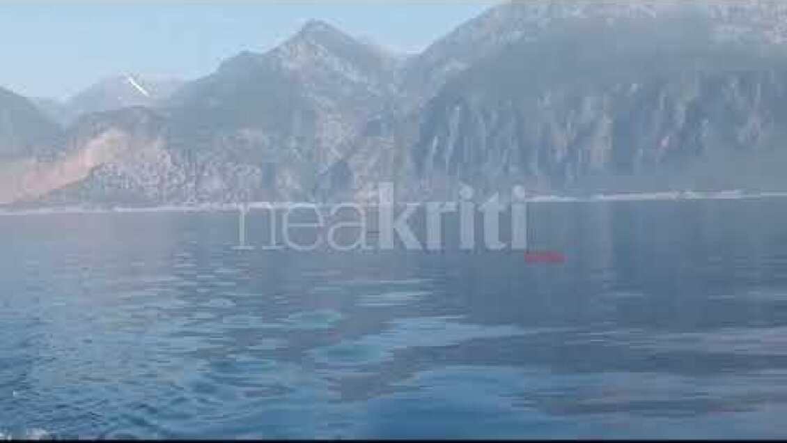 Φάλαινα φυσητήρας στα νότια της Κρήτης