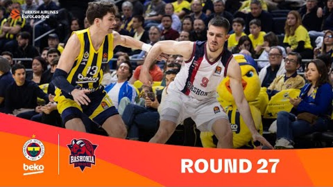 Fenerbahce-Baskonia | Round 27 Highlights | 2023-24 Turkish Airlines EuroLeague