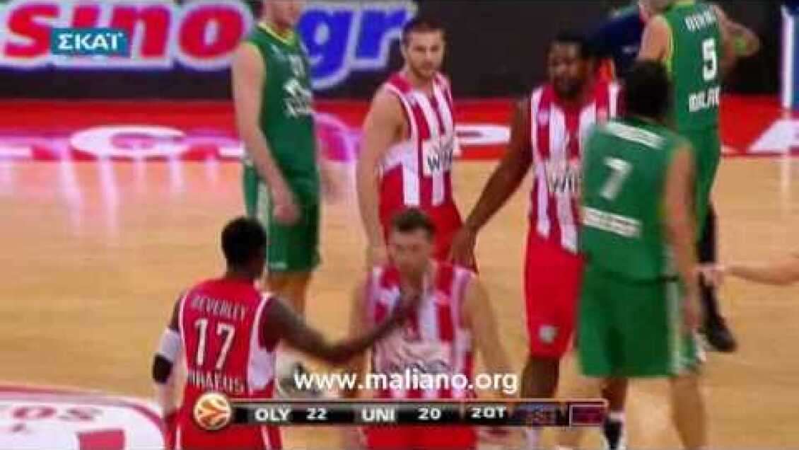 Williams and Beverley Fight in Olympiakos - Malaga Match