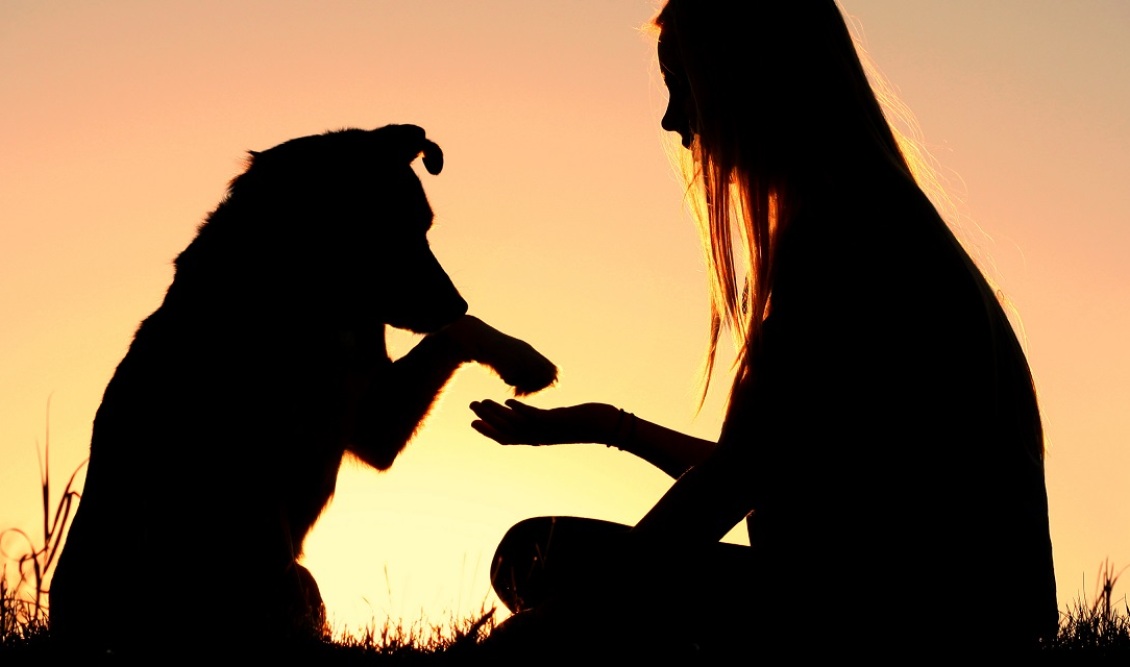 -Woman-And-Her-Dog-