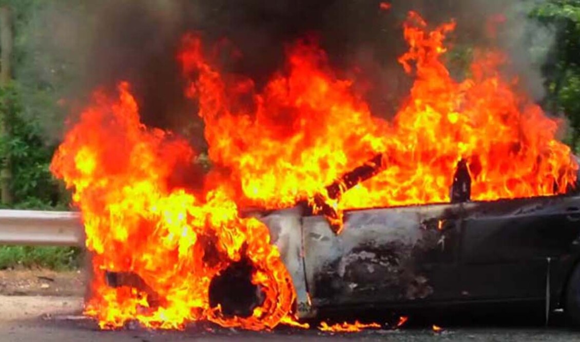 car-in-fire