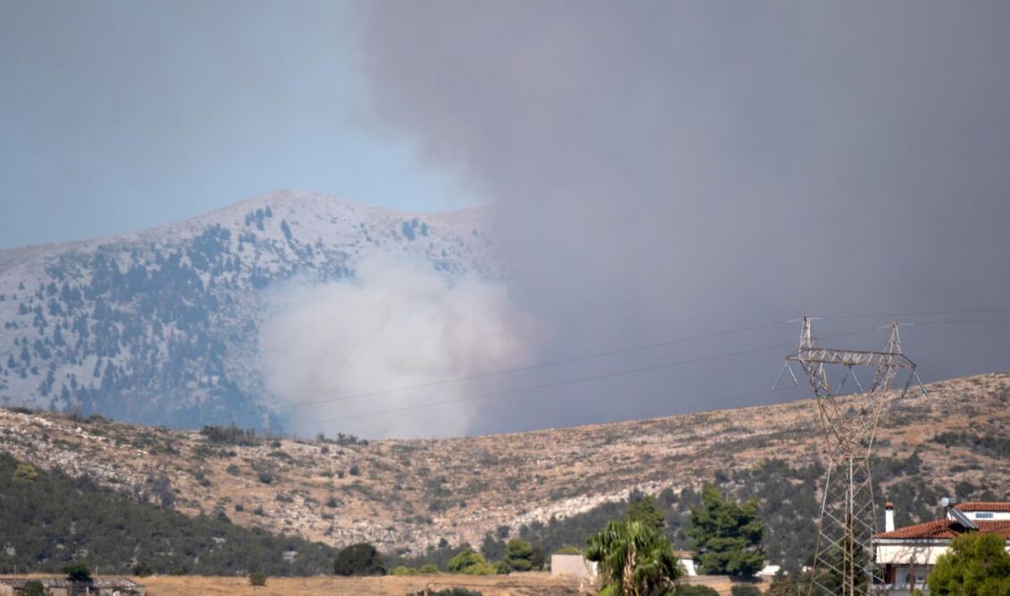 Φωτιά στην Εύβοια: Μήνυμα του 112 στους κατοίκους της Μακρυκάπας