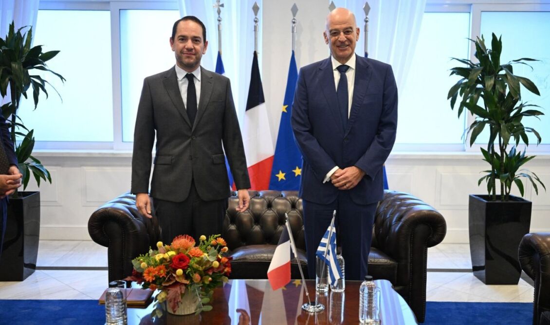 Συνάντηση Δένδια με Κασσιανίδη: "Κοινό συμφέρον και κοινή ευθύνη Ελλάδας και Γαλλίας να συμβάλουν στην ειρήνη"