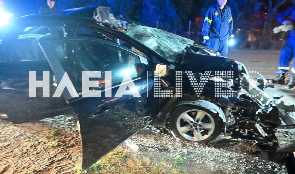 Τροχαίο δυστύχημα στην Αμαλιάδα