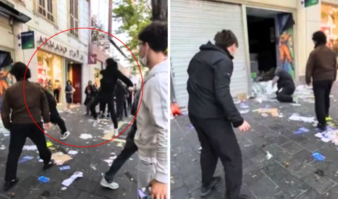Γαλλία: Έφαγε κλωτσιά στην πλάτη για να σώσει το μαγαζί του
