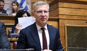 Ο υπουργός Επικρατείας, Άκης Σκέρτσος