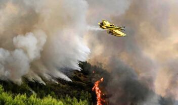 Φωτιά σε δασική έκταση στη Ροδόπη: Ισχυρές δυνάμεις της Πυροσβεστικής στο σημείο, επιχειρούν και τρία εναέρια μέσα