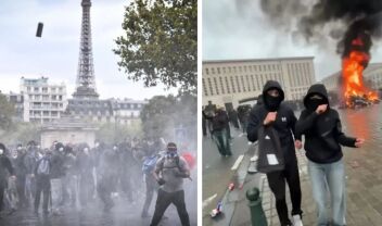 Δύο κόσμοι στη φλεγόμενη Γαλλία: Επεισόδια στους δρόμους, χορός μπροστά στις κάμερες