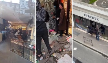 Λεηλασία καταστημάτων στη Γαλλία