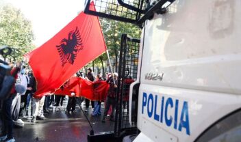 Διαδήλωση στην Αλβανία