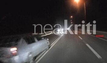 Επικίνδυνη προσπέραση στον ΒΟΑΚ στην Κρήτη