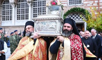 Λιτάνευση των λειψάνων του Αγίου Δημητρίου στη Θεσσαλονίκη