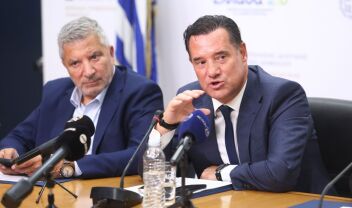 Ο Άδωνις Γεωργιάδης με τον Γιώργο Πατούλη
