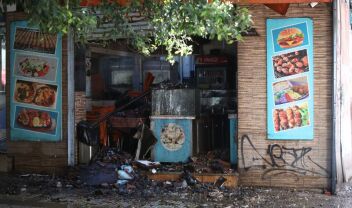 Φωτιά σε ψησταριά στο Μεταξουργείο, κοντά στην Ομόνοια