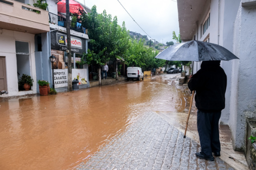 Κρήτη: Σκηνές βιβλικής καταστροφής εξαιτίας της κακοκαιρίας 